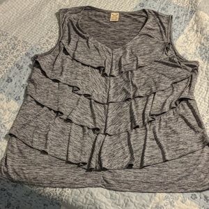 Faded Glory Tops - Faded Glory ruffled sleeveless shirt. Faded Glory Tops - Faded Glory ruffled sleeveless shirt.